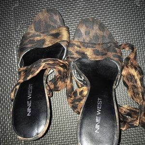 Excellent condition cheetah print heel shoes